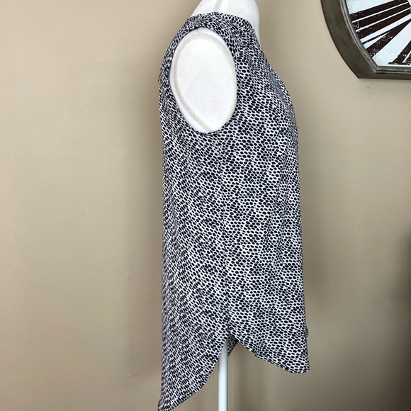 H&M Pattern Sleeveless Blouse, Size: 8 - Picture 3 of 7
